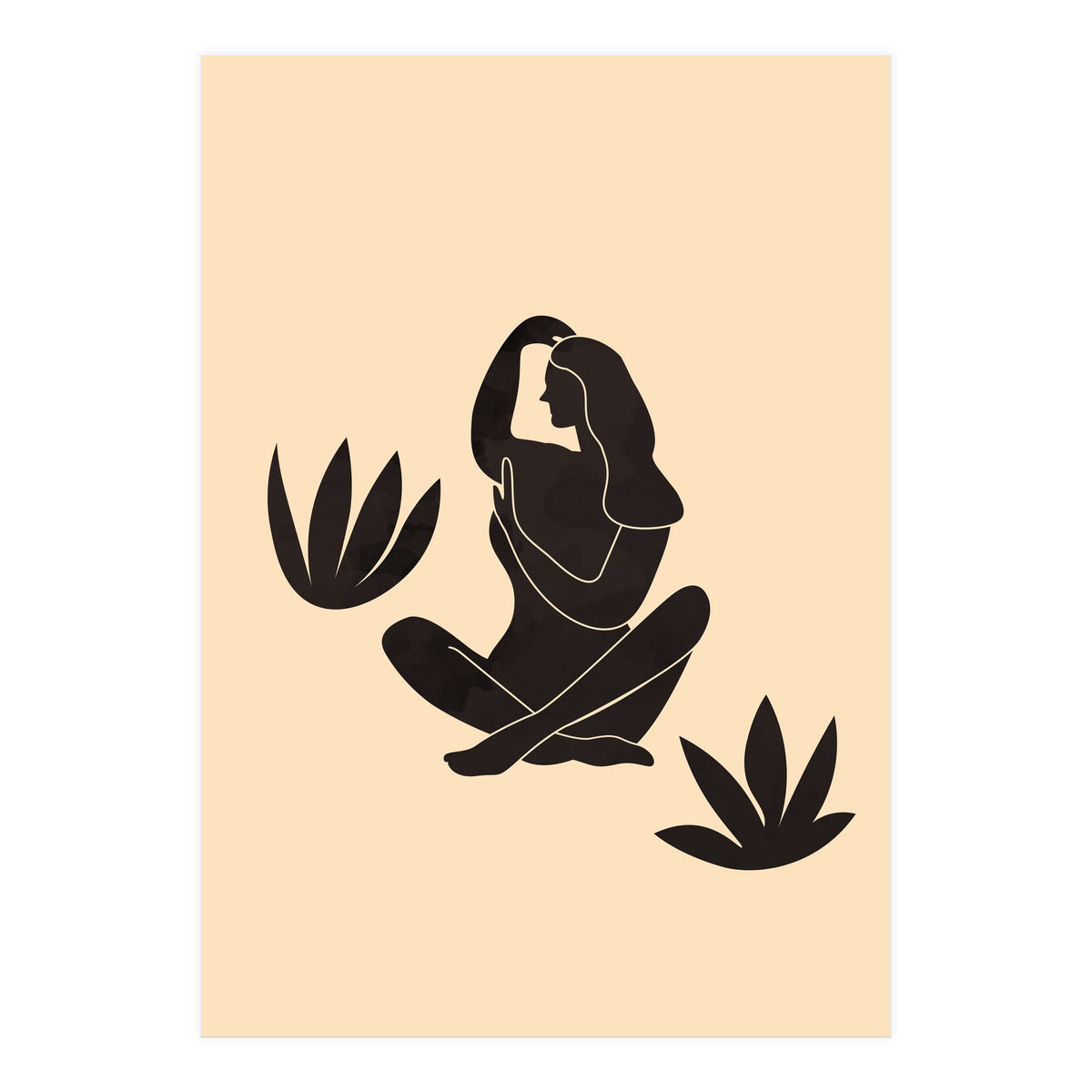 Female Body Line Art (Print Only)