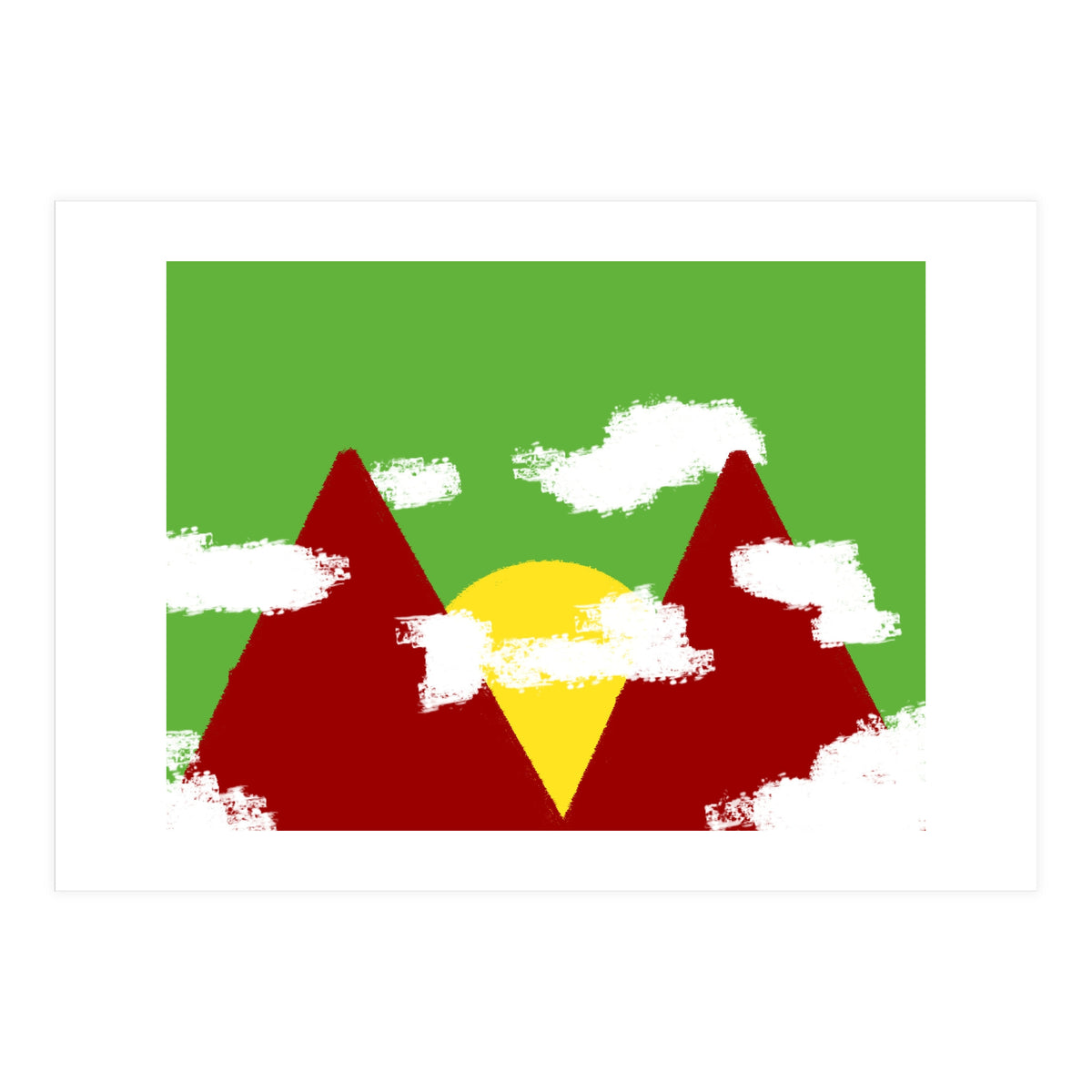 Dawn At The Camping (Print Only)