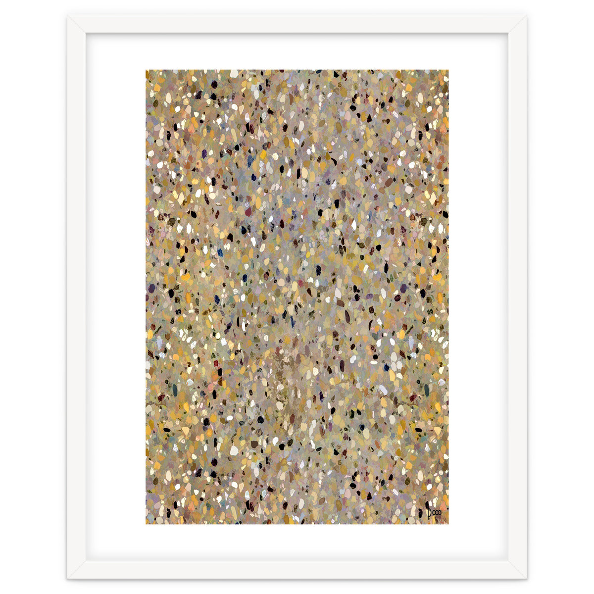 Golden Brown Terrazzo