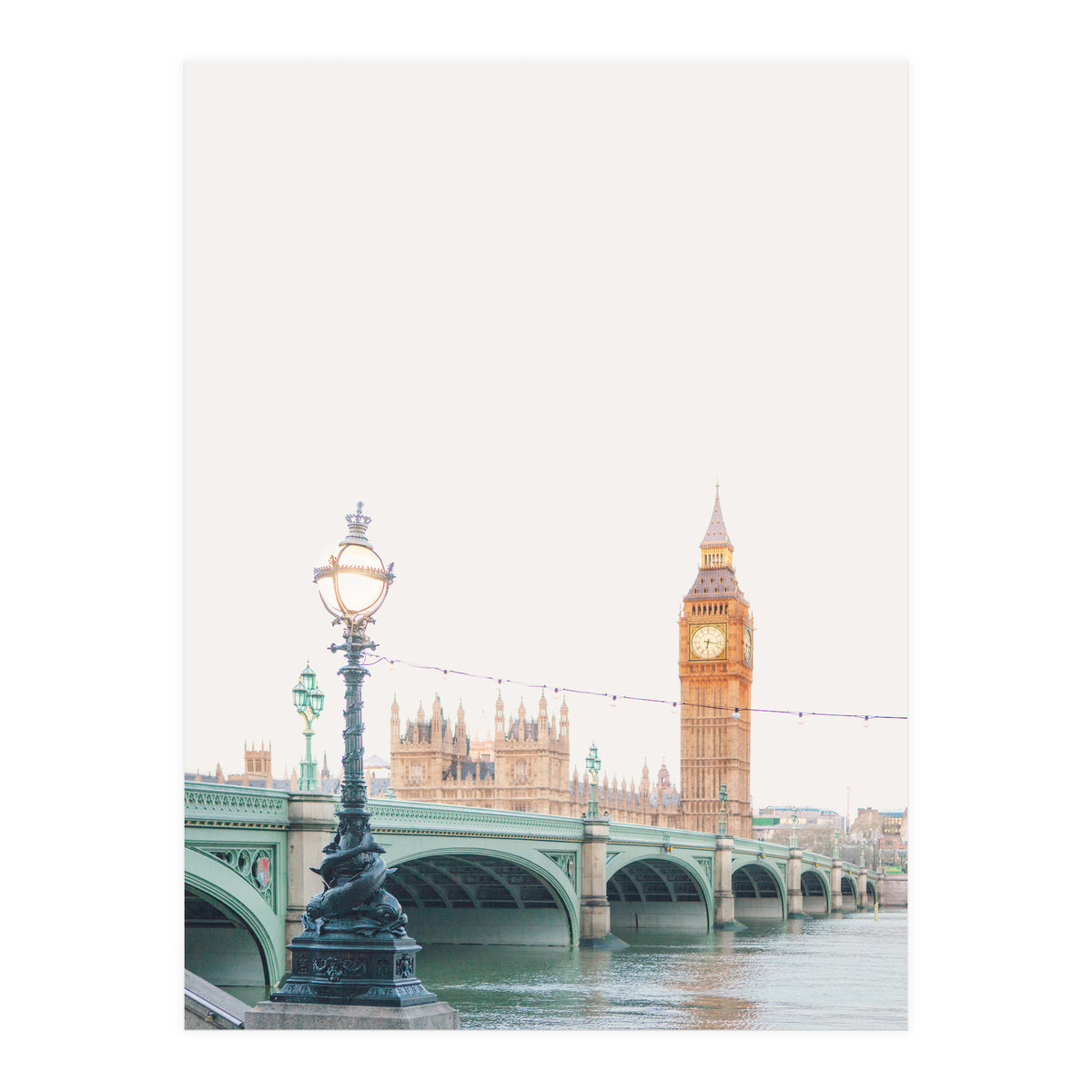 London Big Ben at Sunrise (Print Only)