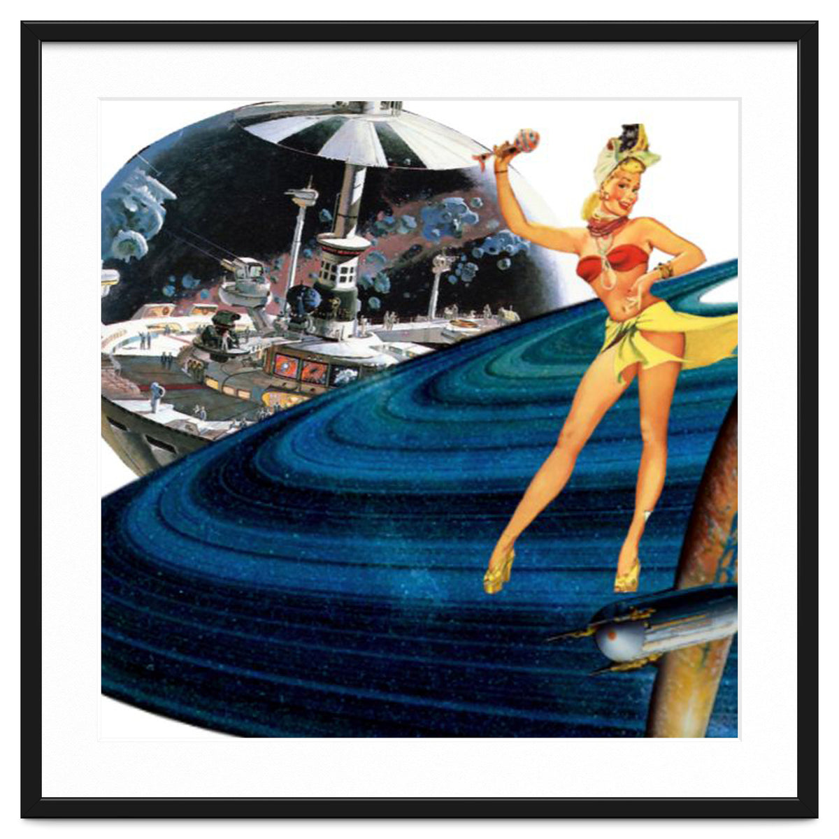 Dancer on Saturn Rings