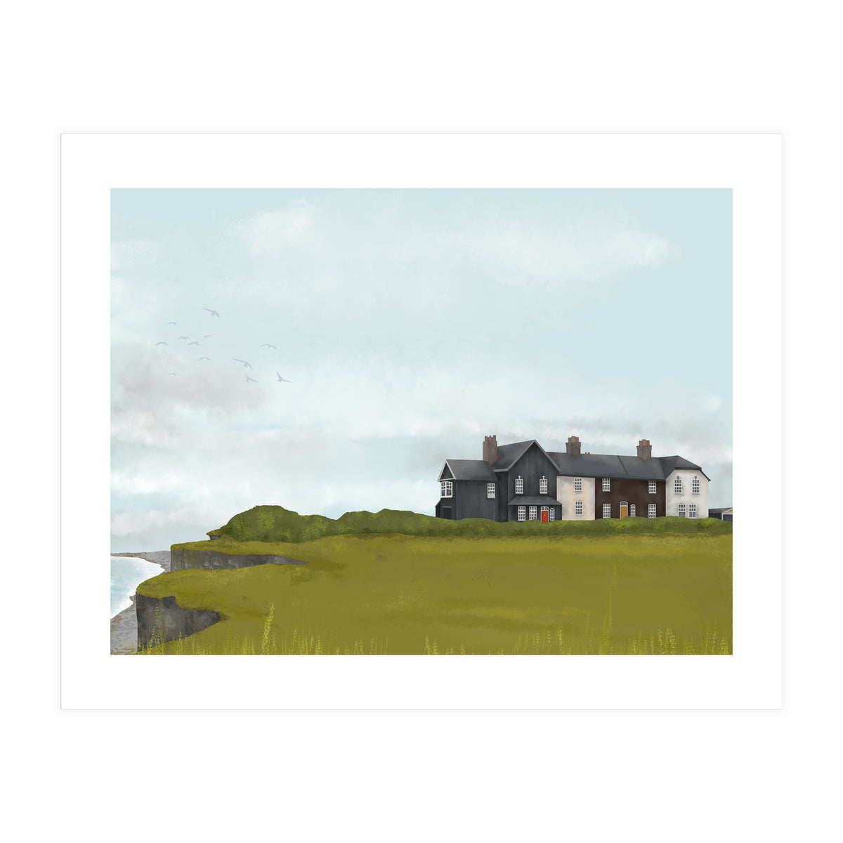 Houses By The Sea (Print Only)