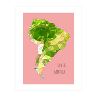 SOUTH AMERICA – Pink (Print Only)