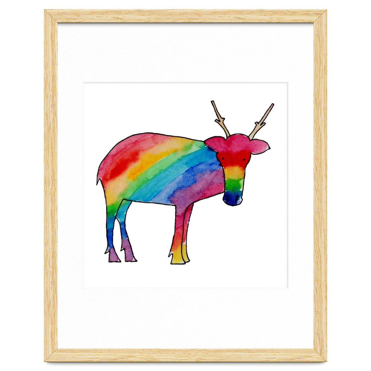 Rainbow reindeer