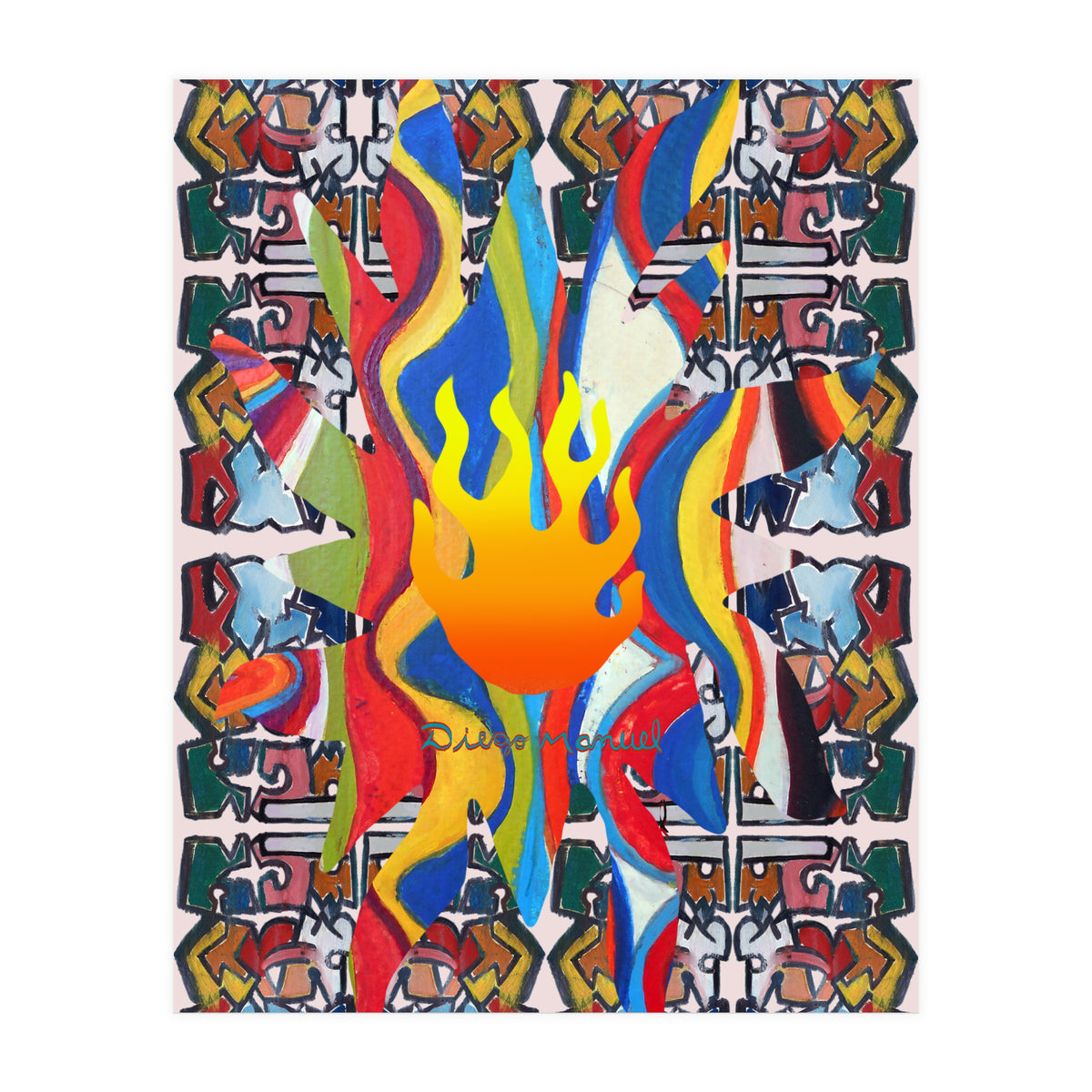 Fuego Y Graffiti 46 (Print Only)