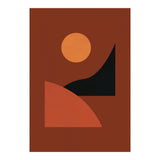 Abstract Geometrical Terracota Earthy Tones (Print Only) thumbnail