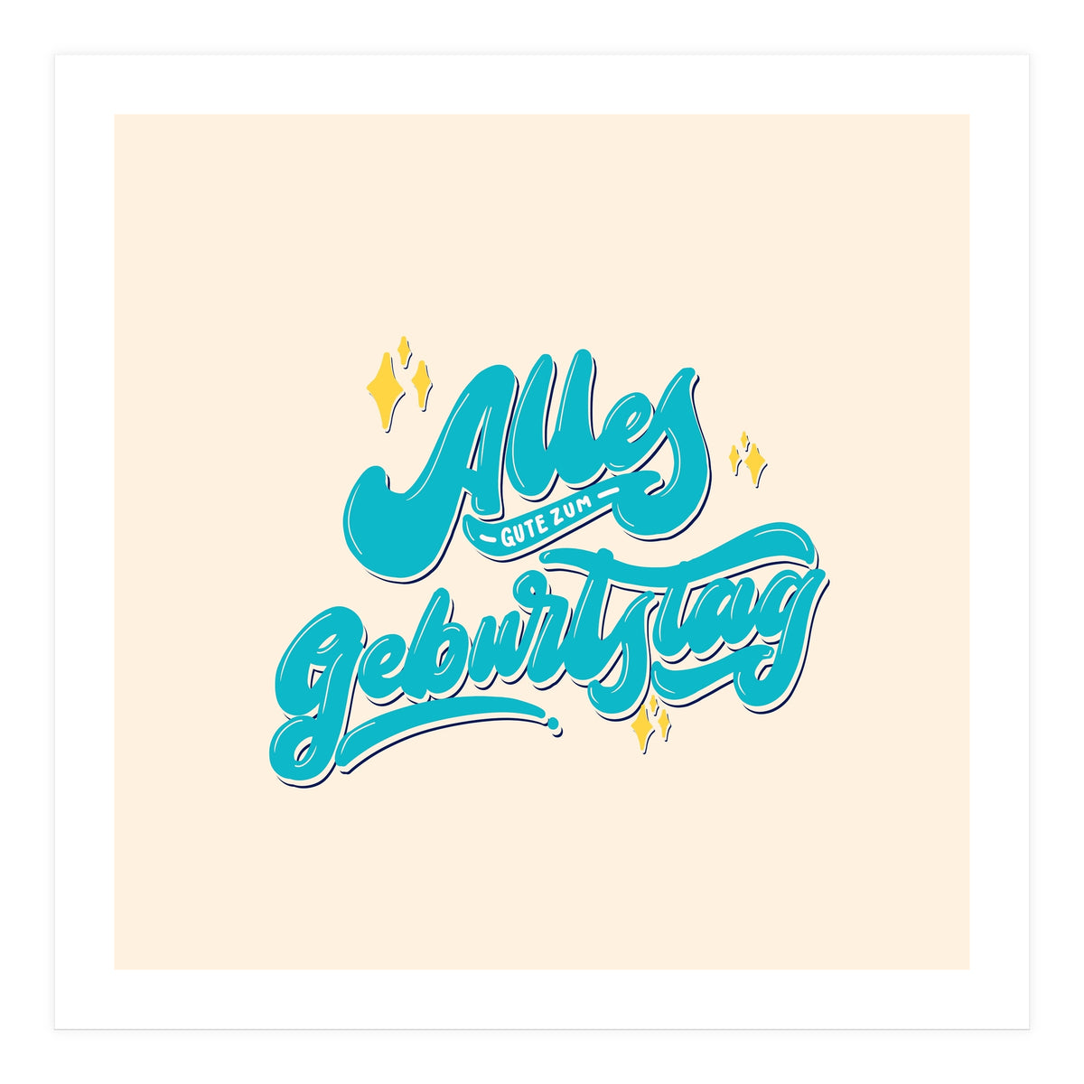 Alles Gute Zum Geburtstag (Print Only)