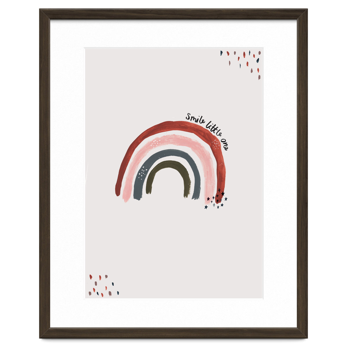 Smile Little One Rainbow Portrait