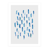 Brush Strokes Blue (Print Only) thumbnail