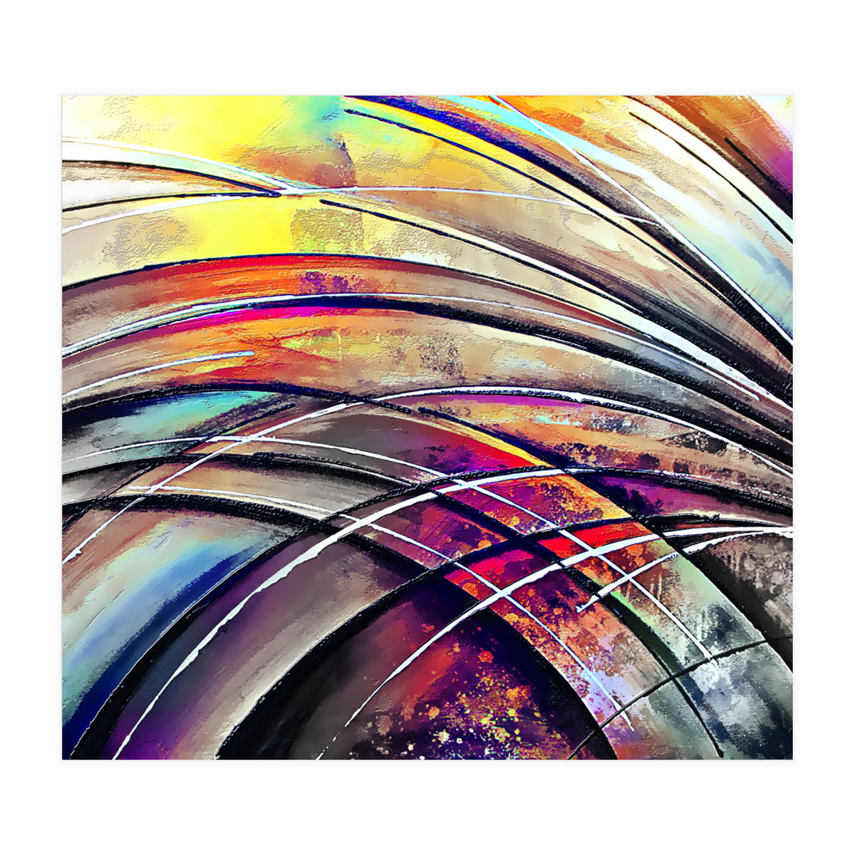 Abstract Art Britto - Qb289 (Print Only)