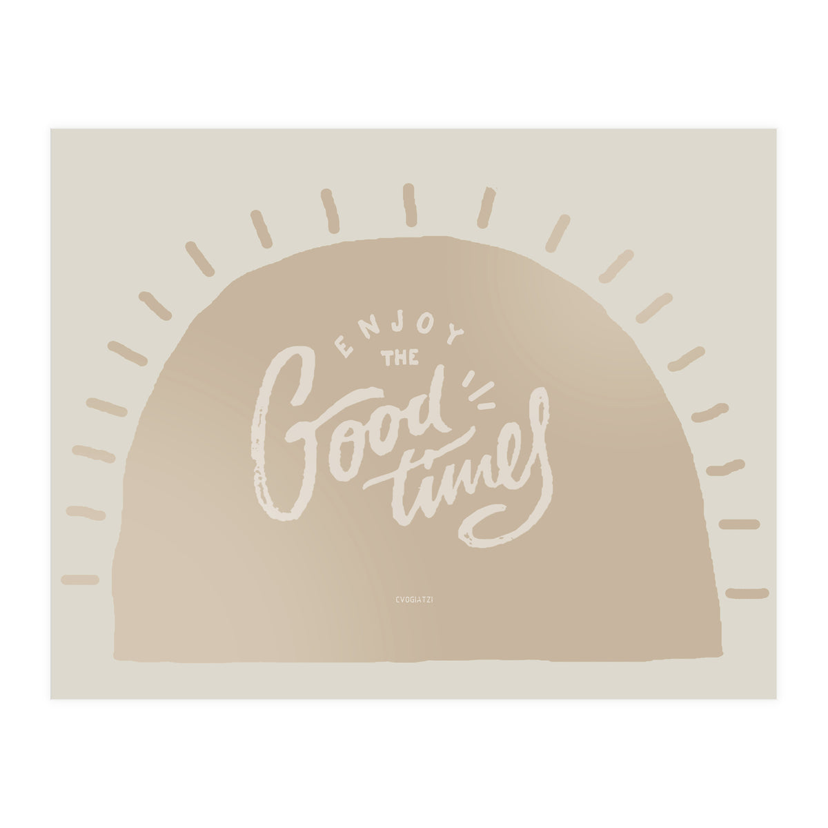 Enjoy the Good times I (Print Only)