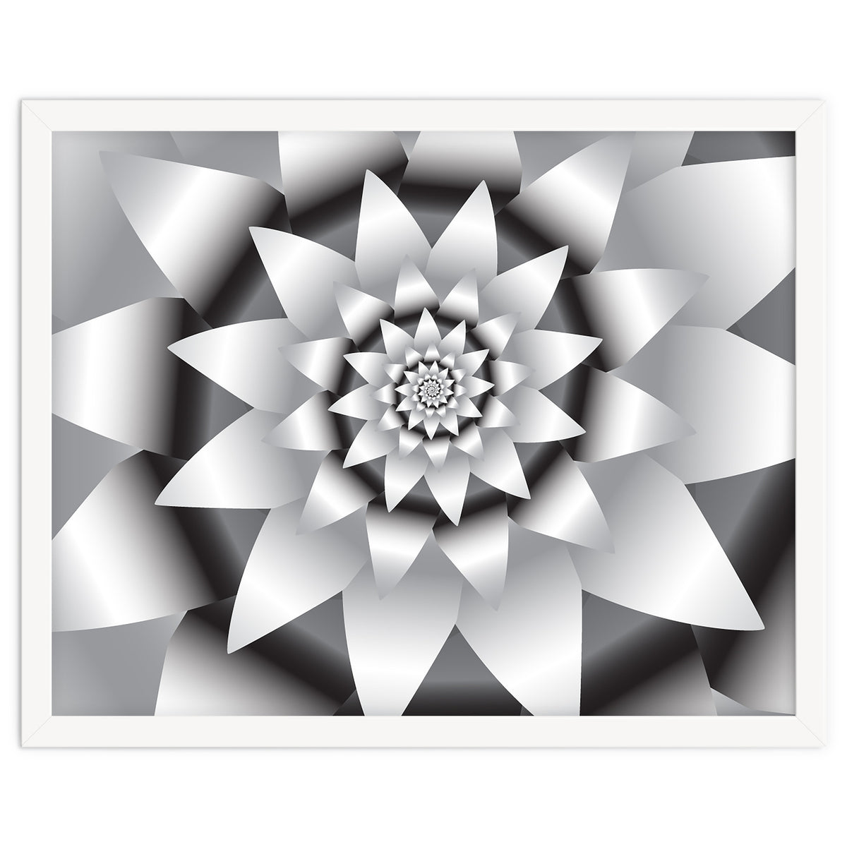 Abstract Modern Flower Design Art