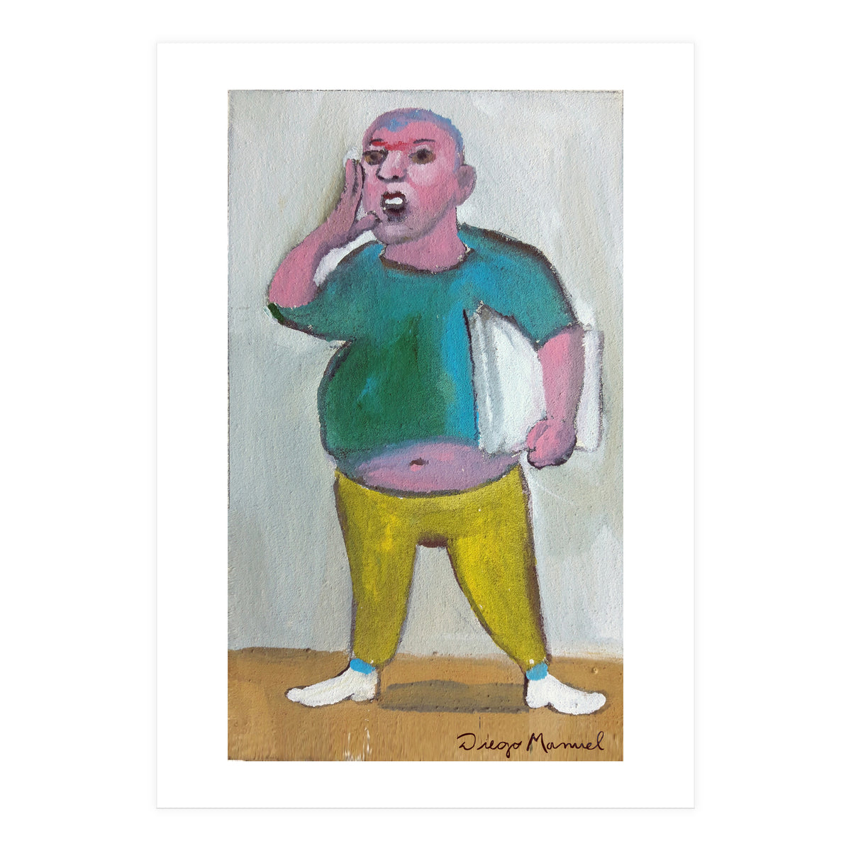 newspaper seller (Print Only)