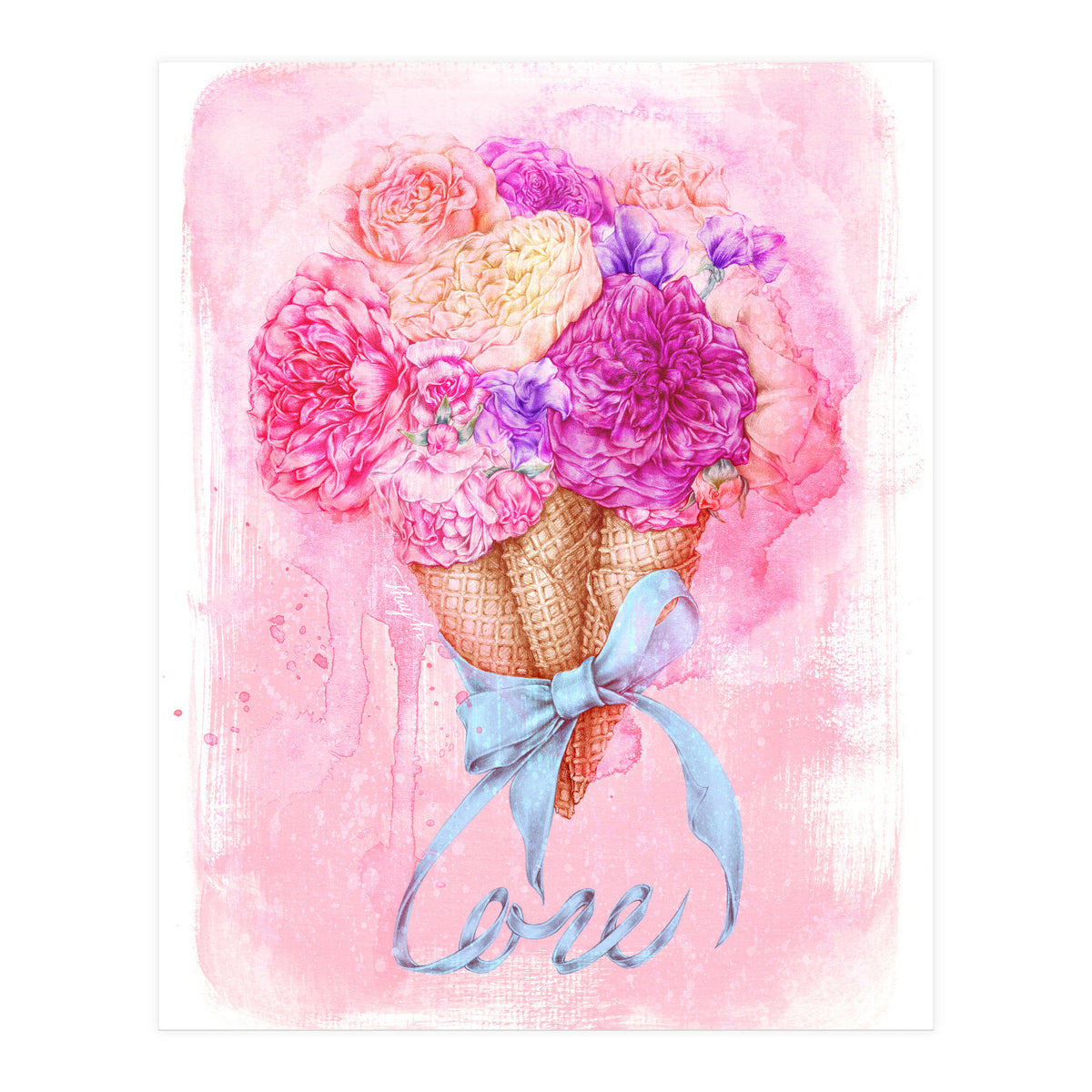 Icecream Bouquet (Print Only)