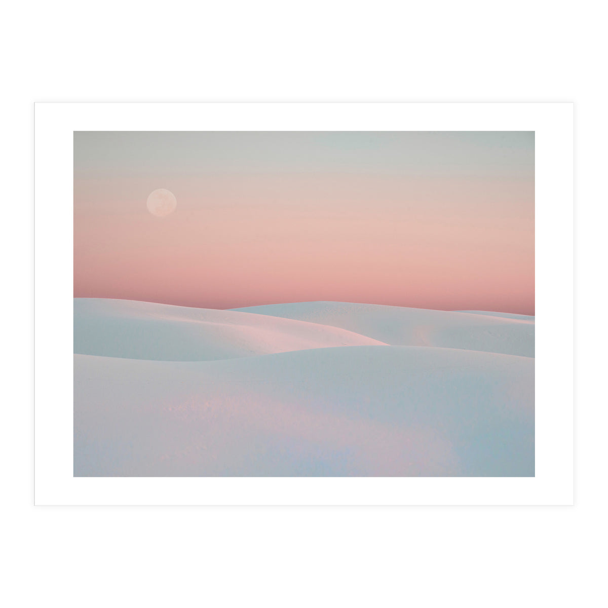 Moon And Dunes (Print Only)