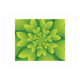 Abstract Green Floral Design 3D ART (Print Only) thumbnail