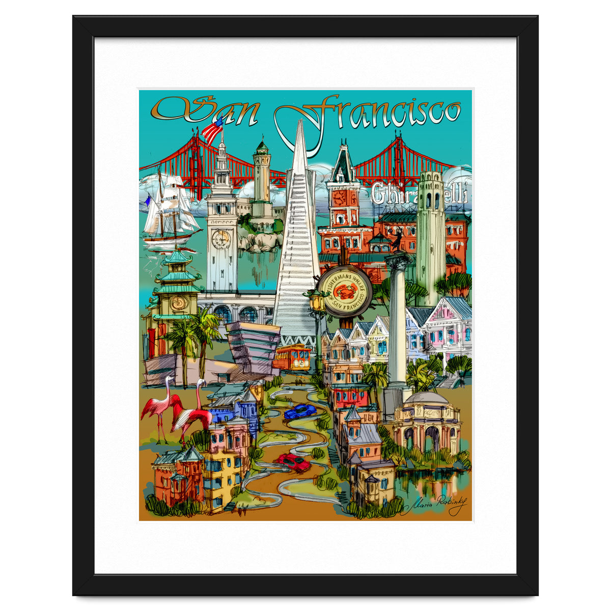 San Francisco Illustration