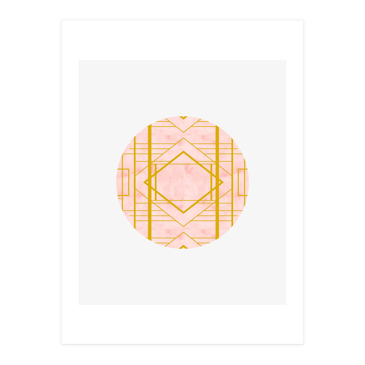 Art Deco Blush (Print Only)