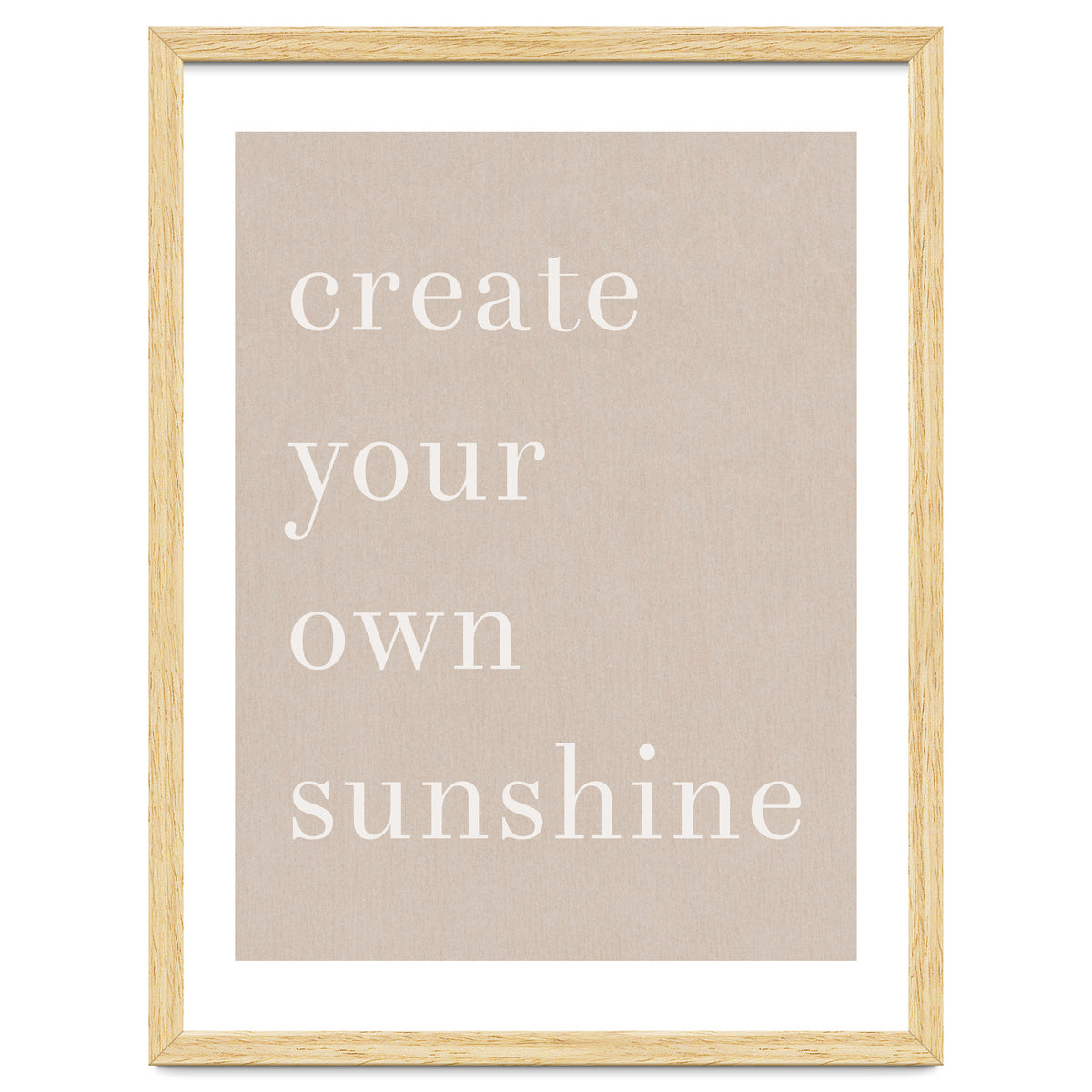 Create You Own Sunshine