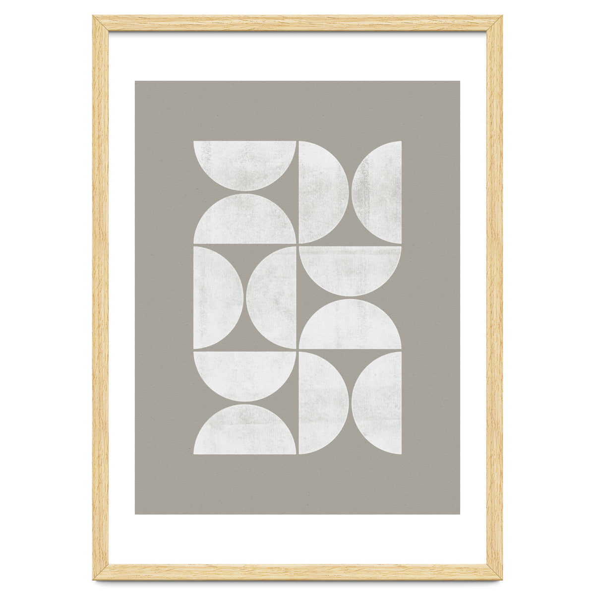 Mid-Century Modern No.17 - Woodblock Print
