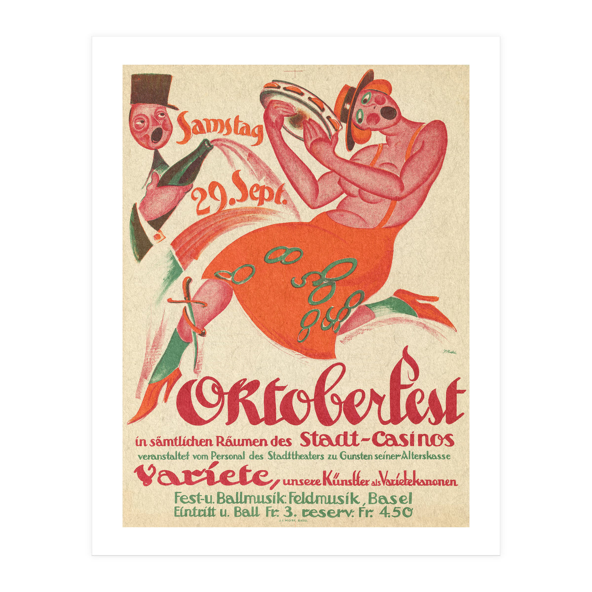 Oktoberfest 1923 Advertisement (Print Only)