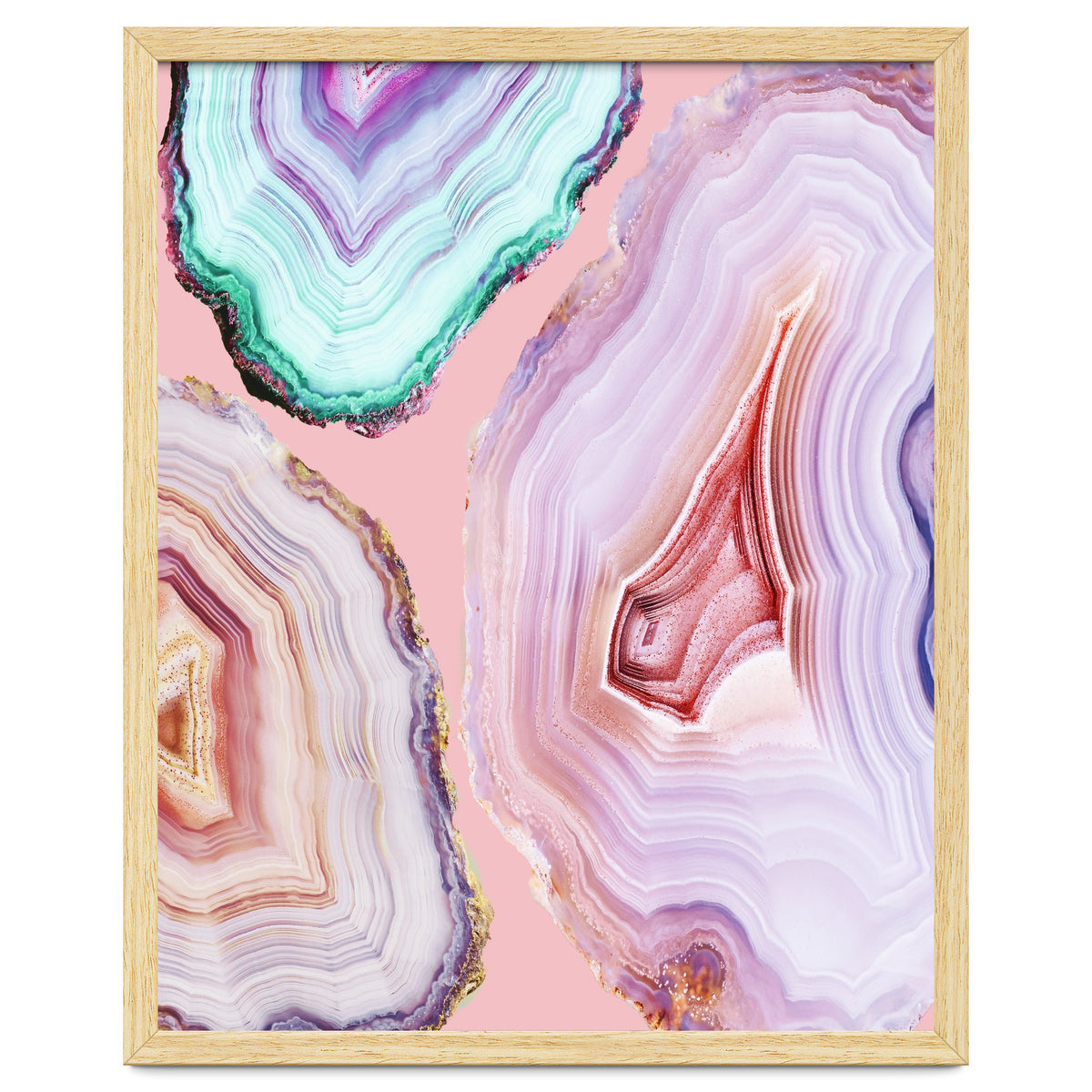 Mineral Agates #Glam collection