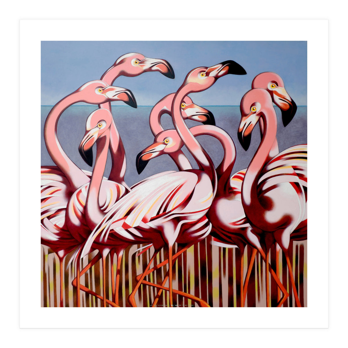 Flamingos (Print Only)