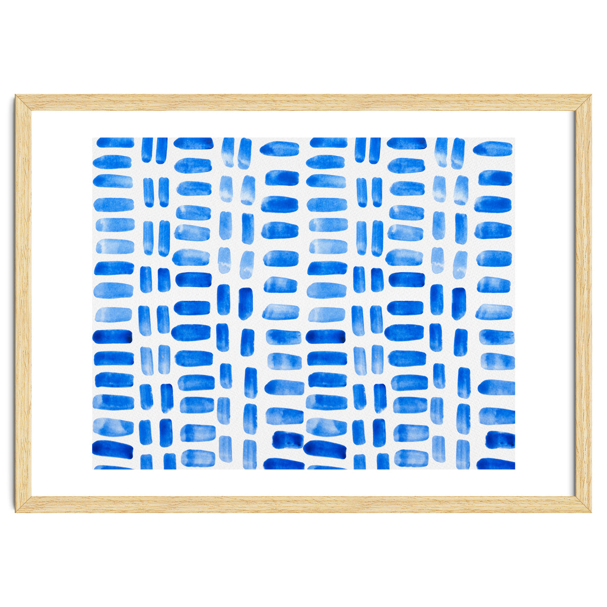 Blue abstract rectangles