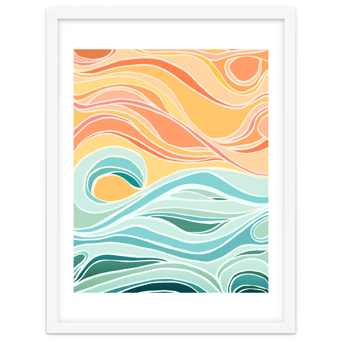 Sky And Sea Abstract