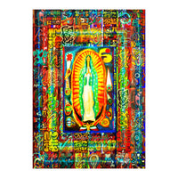 Graffiti Digital 2022 334 and Virgin of Guadalupe (Print Only)