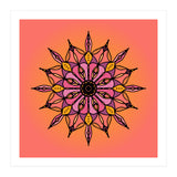 SUNSET CORAL MANDALA (Print Only) thumbnail