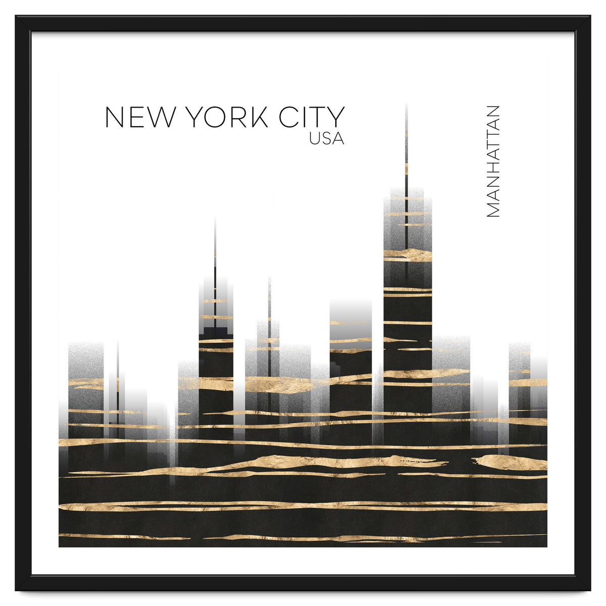 Urban Art NYC Skyline