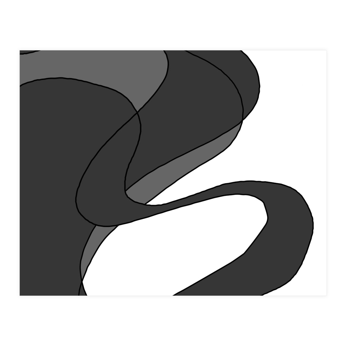 Grey Waves 3 (Print Only)