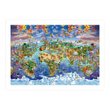 World Wonders Illustrated Map (Print Only) thumbnail