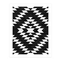 Urban Tribal Pattern No.14 - Aztec - Black Concrete (Print Only)