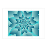Abstract Modern Optical Illusion Floral Design Art (Print Only) thumbnail