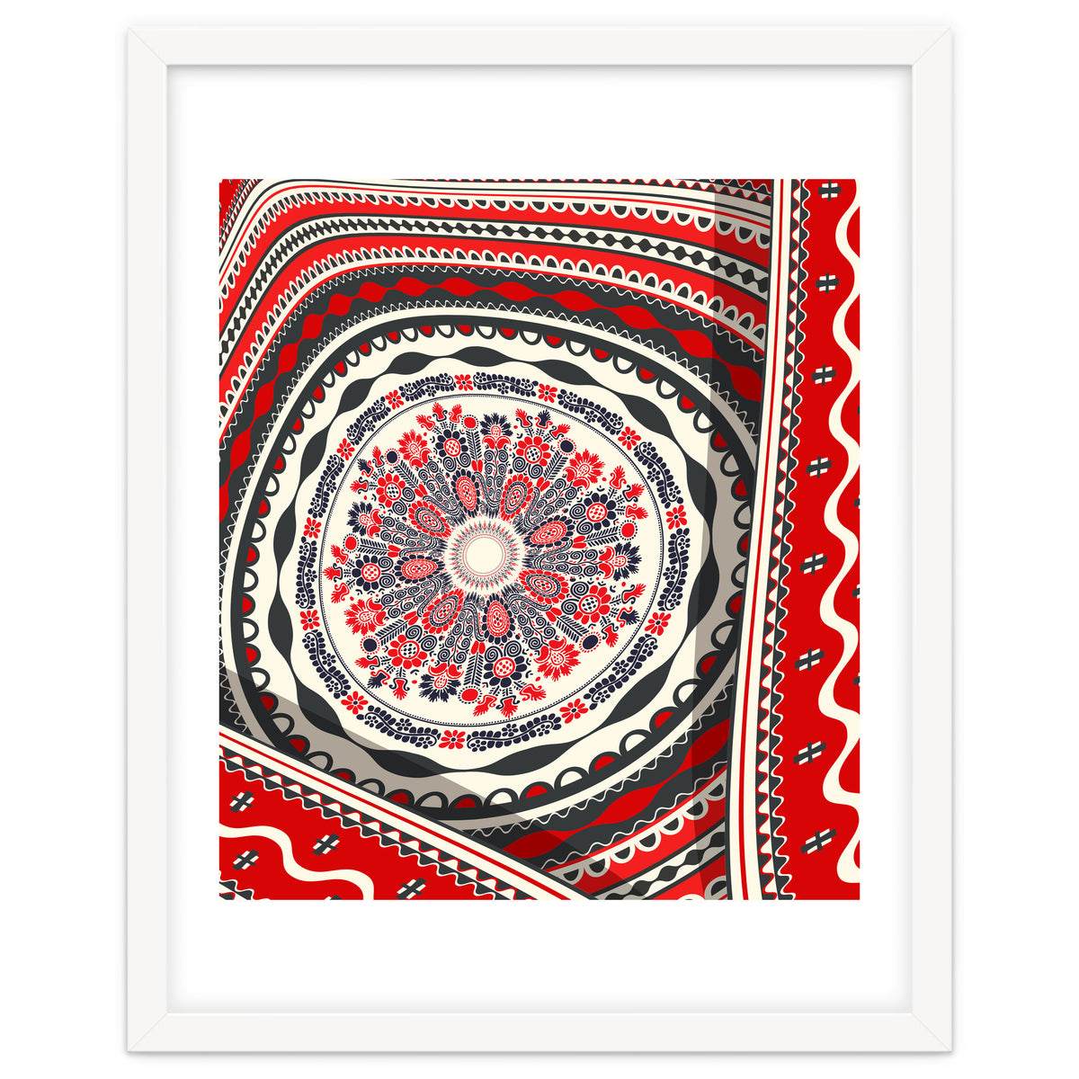 Romanian embroidery background 20