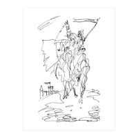 Medieval Rider (Print Only)