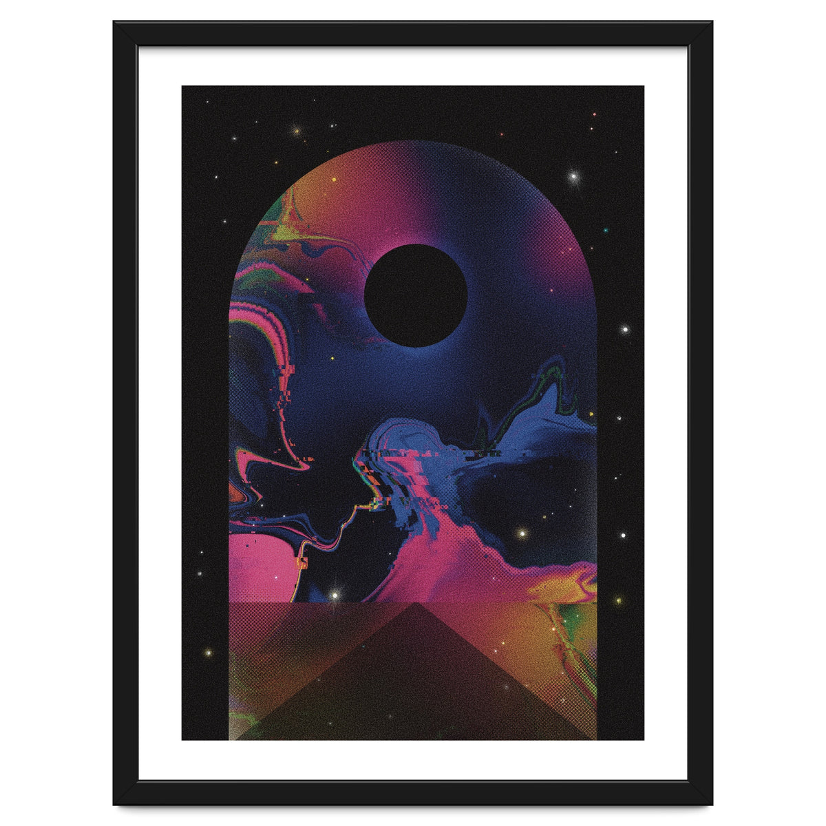 Night Road Landscape