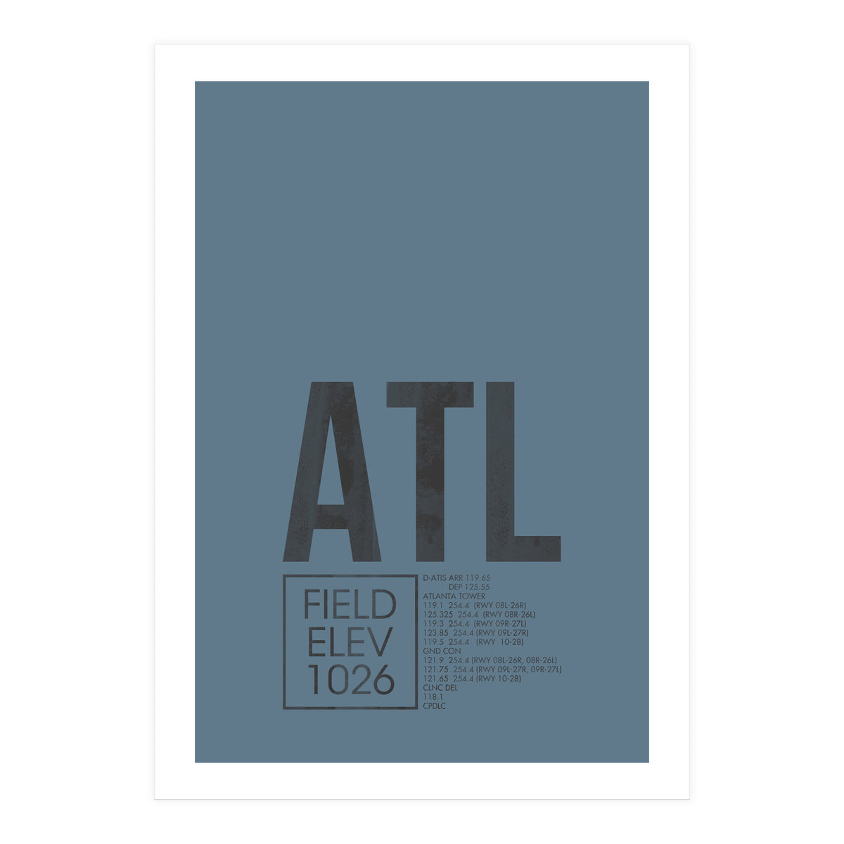 Atlanta Atc (Print Only)