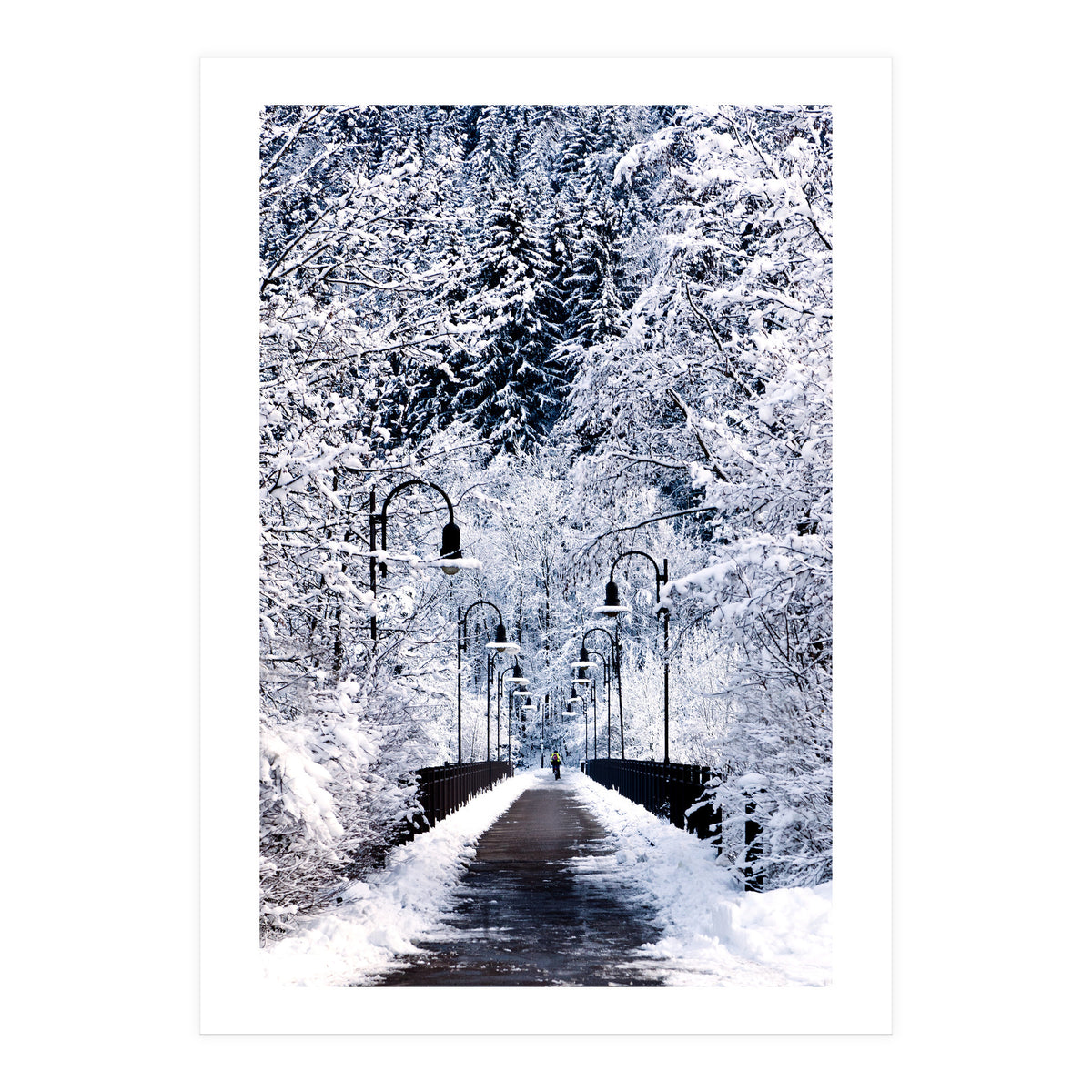 Snowy Bridge (Print Only)