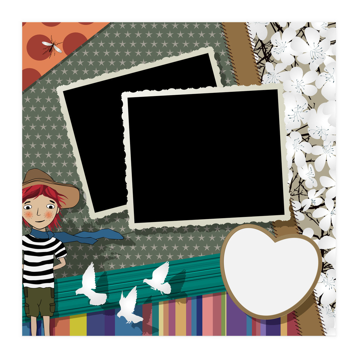 Vintage Photos Collage (Print Only)