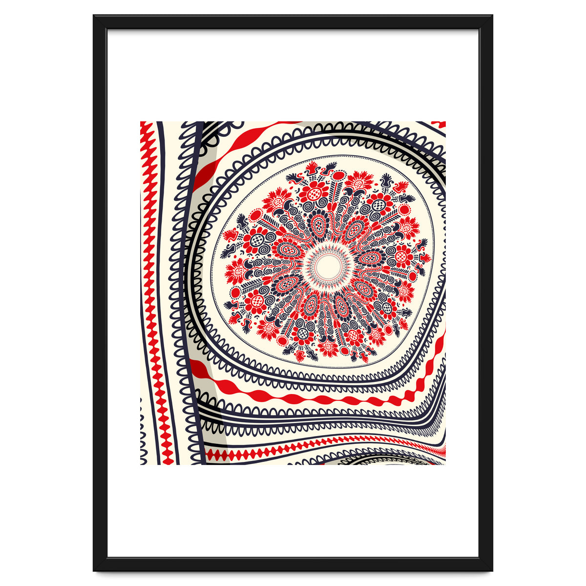 Romanian embroidery background 9