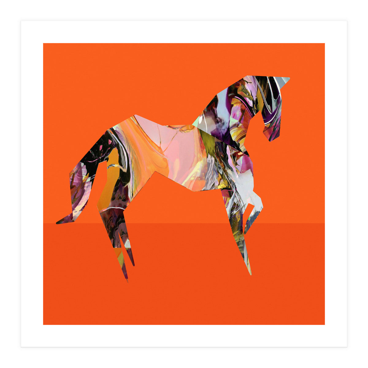 Crazy Ab Horse (Print Only)