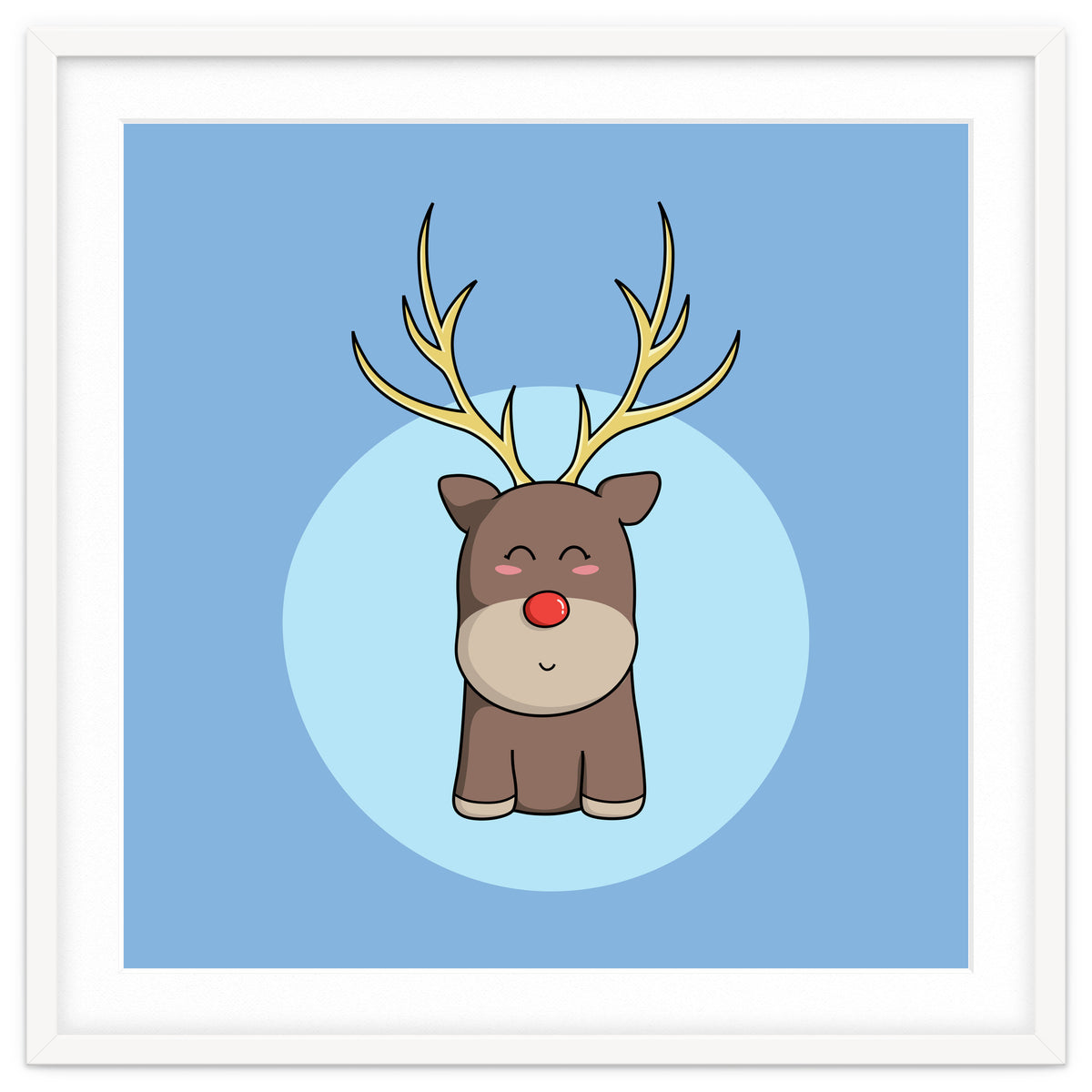 Kawaii Cute Christmas Reindeer