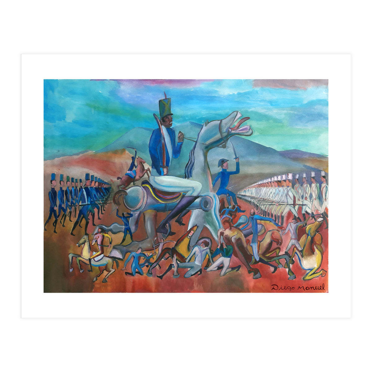 Batalla De Chacabuco C (Print Only)