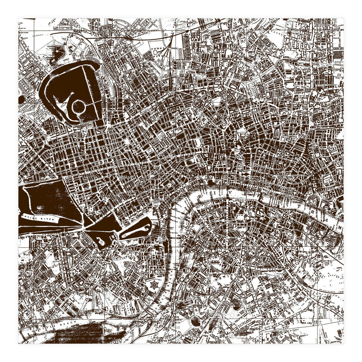 Old Town Map  (Print Only)