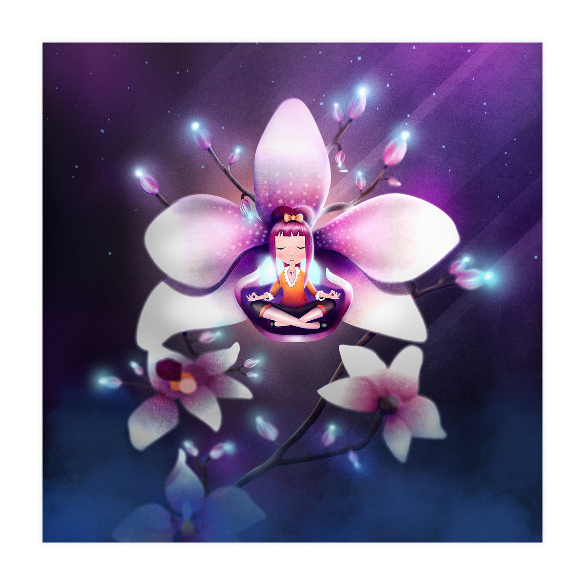 Orchid Meditation (Print Only)