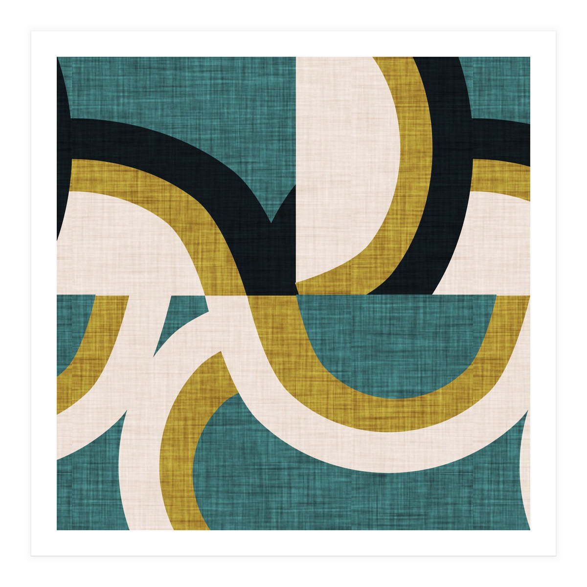 New Mid Mod Freeway Olive (Print Only)