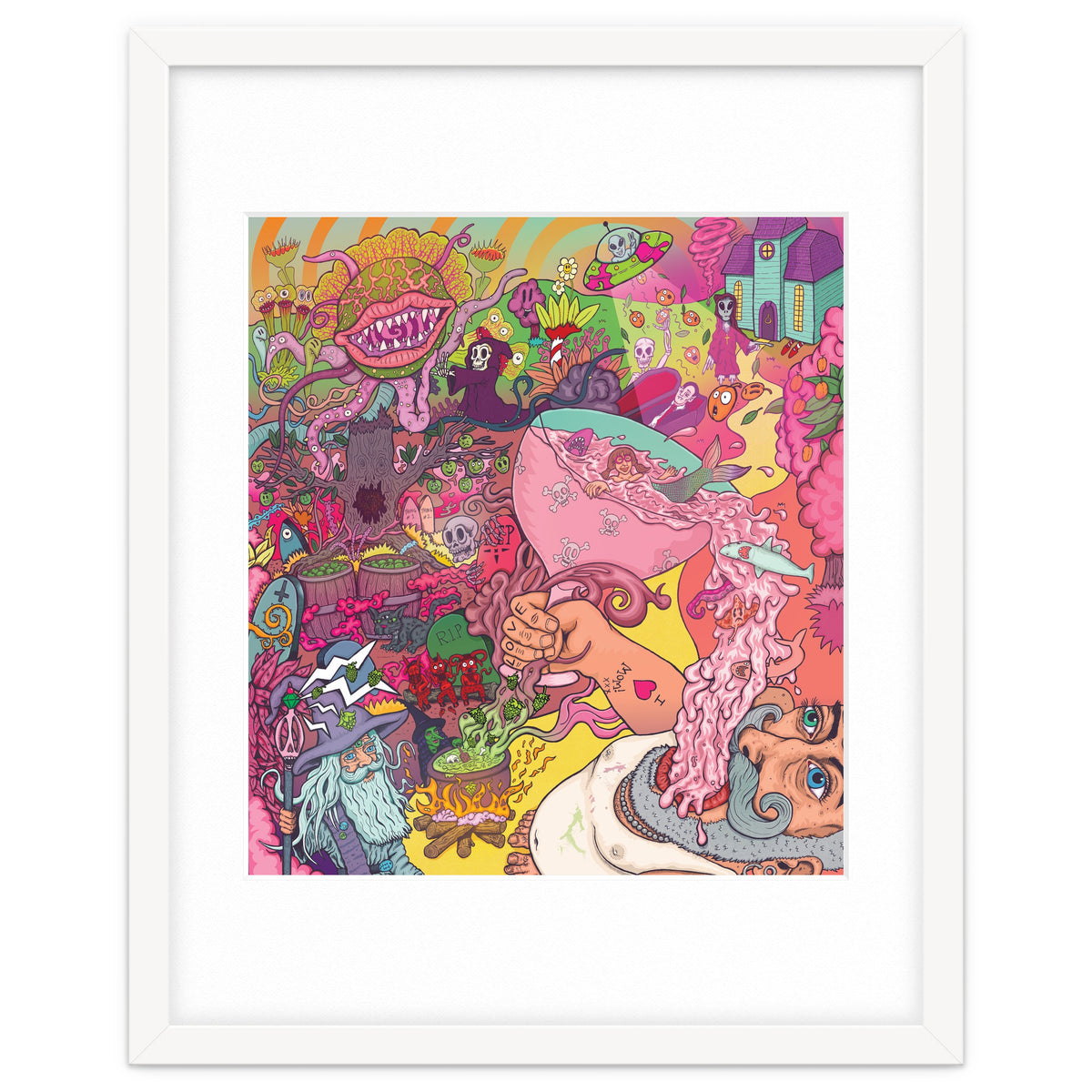 Abbeydale Brewery Collab Series Full Illustration - Yeastie Boys UK, Northern Monk, Origins Fyne Ales, Haand, Brew York and Black Jack Brewery.